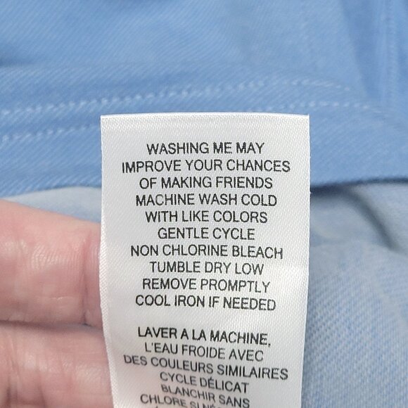 Travis Mathew Mens Blue Short Sleeve Polo Shirt Size L Cotton Blend Golf Preppy - Picture 9 of 9